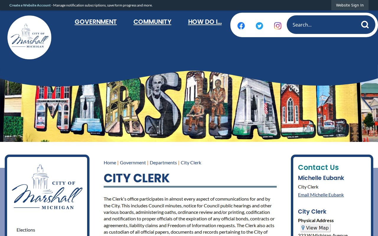 Calhoun County Marshall court docket City Clerk and City Hall records source